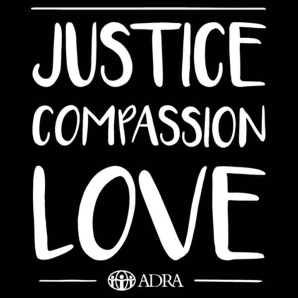 Justice | Compassion | Love - AS Colour Mens Block T shirt Design