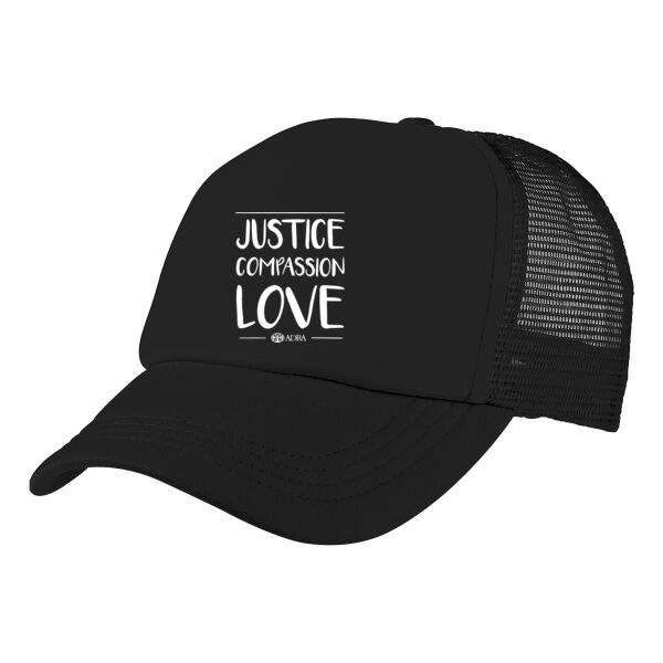 Justice | Compassion | Love - Trucker Cap LL Thumbnail
